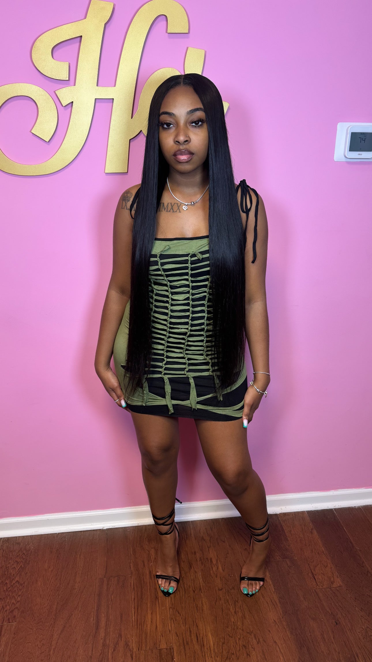 Back Then- Mini Dress