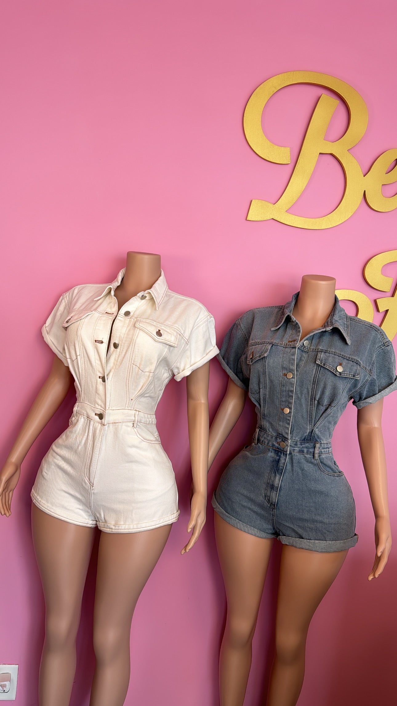 Chay- Denim Romper